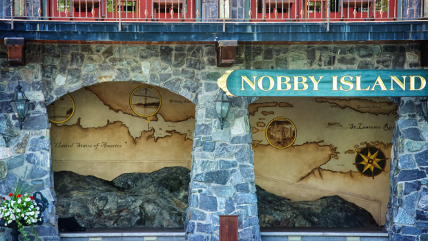 Mural on Nobby Island